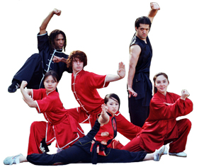 Group photo in Balboa Park, San Diego: Kungfu / Wushu